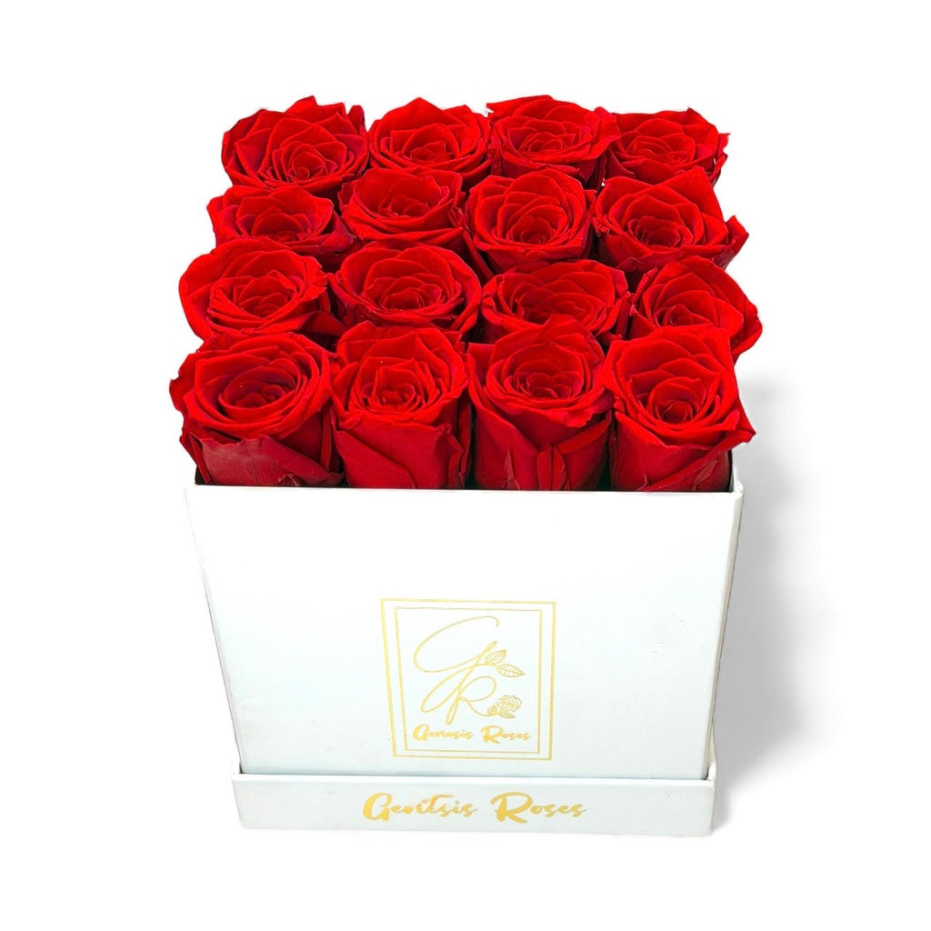 Square Box Roses