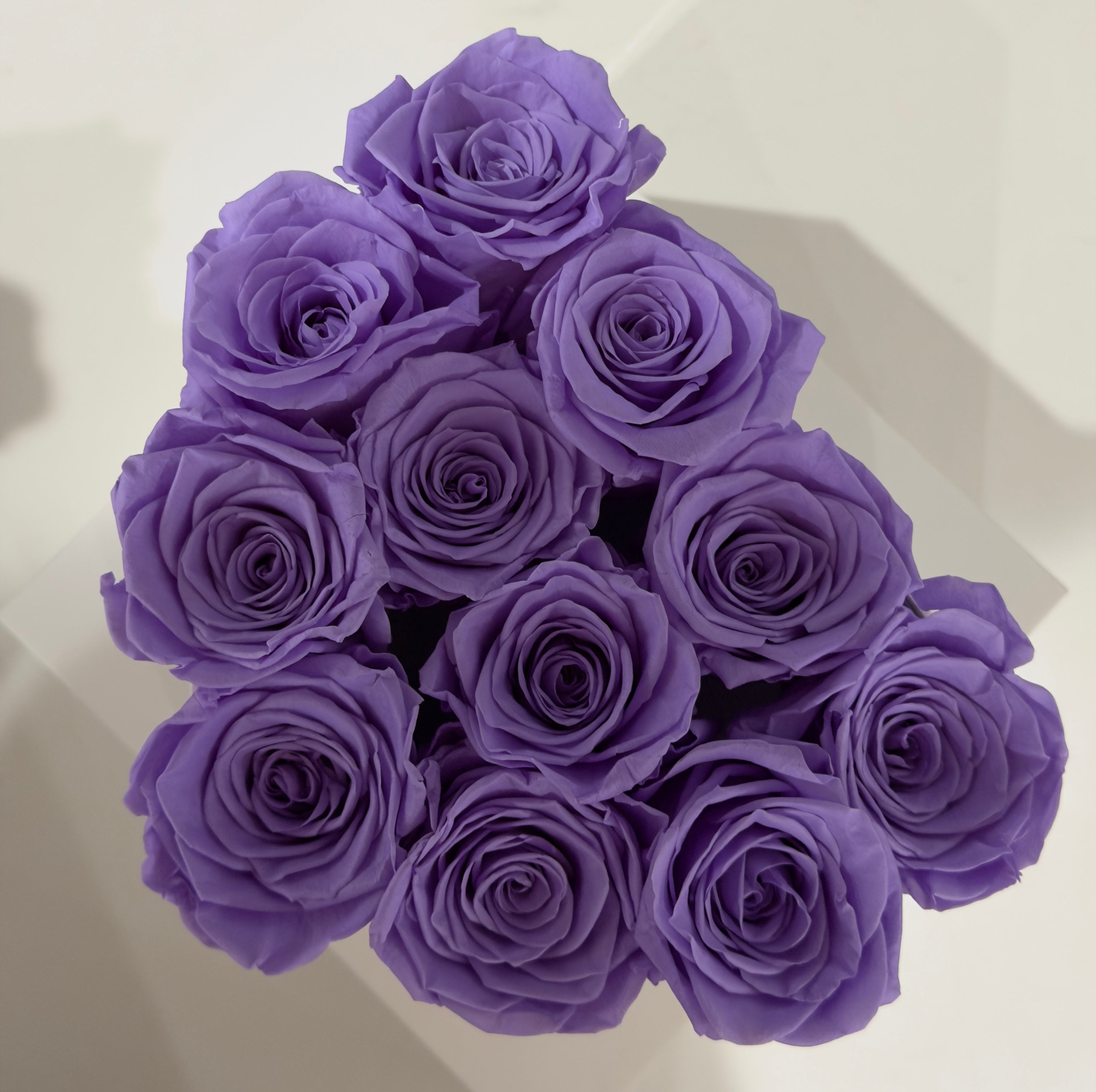 Heart Box Roses /Lilac